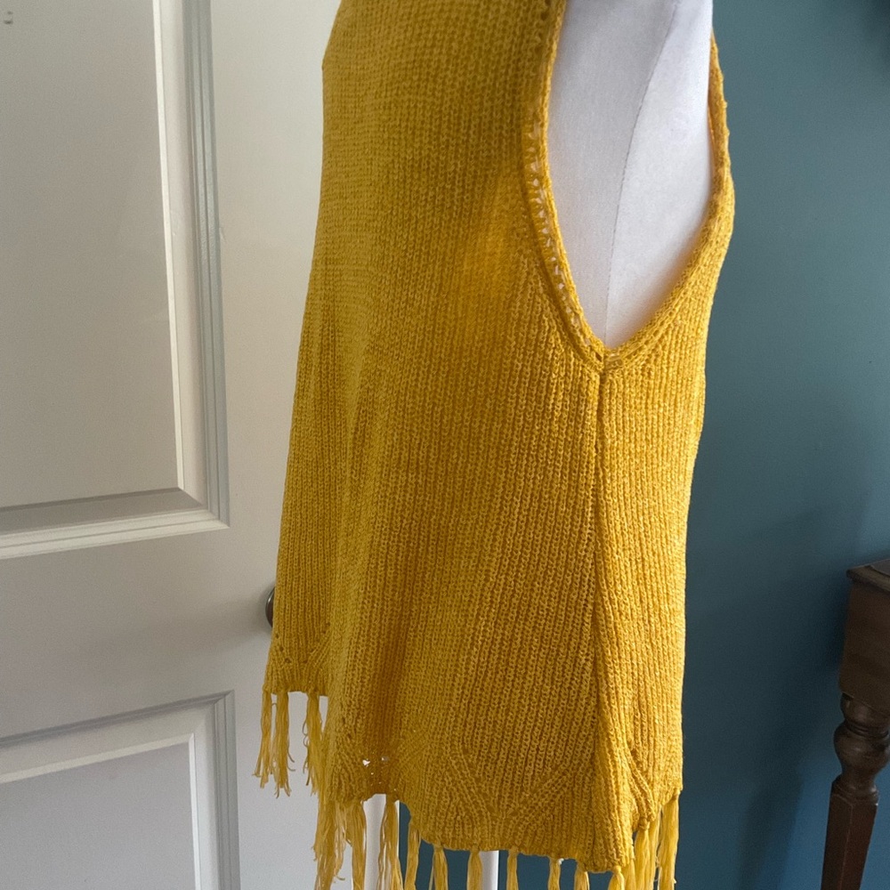 Pepin Anthropologie lightweight summer knit sleeveless top, large, new